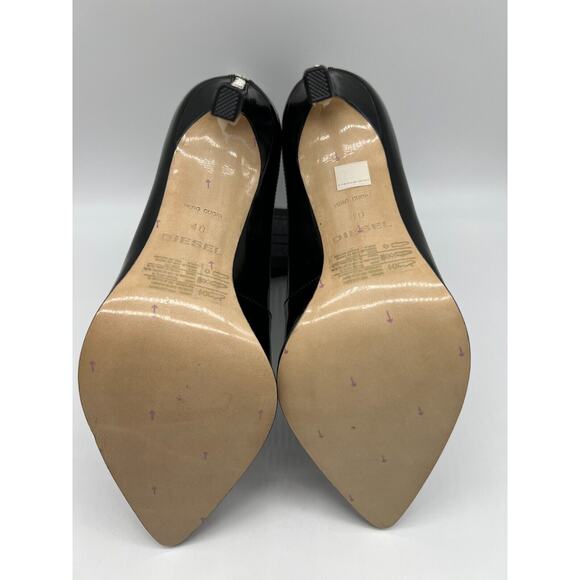 Diesel Women's Black/Purple Snake D-Ipper Pha High Ankle EUR 40 US 10 NEW - Picture 3 of 10